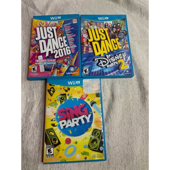 Just Dance and sing party Wii U games - Picture 1 of 11